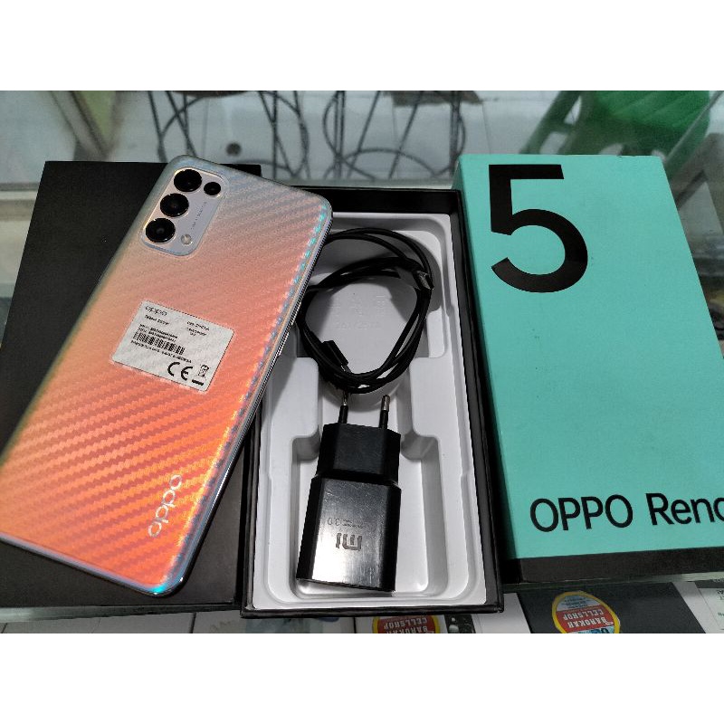 OPPO RENO 5 8+3/128GB SECOND RESMI OPPO INDONESIA