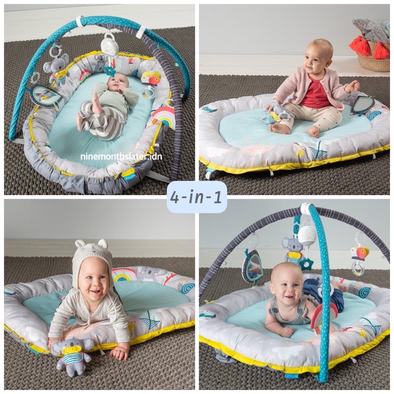 Taf Toys Musical Newborn Cosy Gym Koala / Urban Garden / Savannah Cozy Playgym Newborn Playmat Anak Lucu Koala Pillow Mat Play Mat Motorik