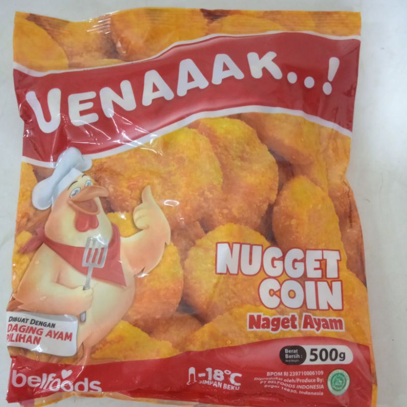 

Belfoods Uenak nuget coin 500gr