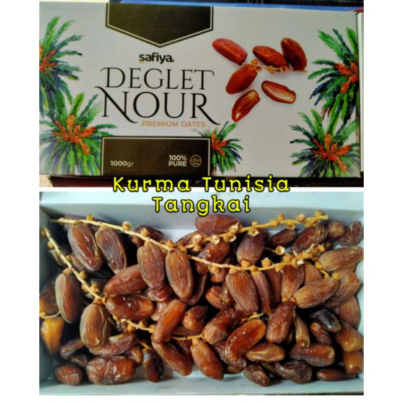 

Kurma Tangkai Tunisia Deglet Nour 500gr