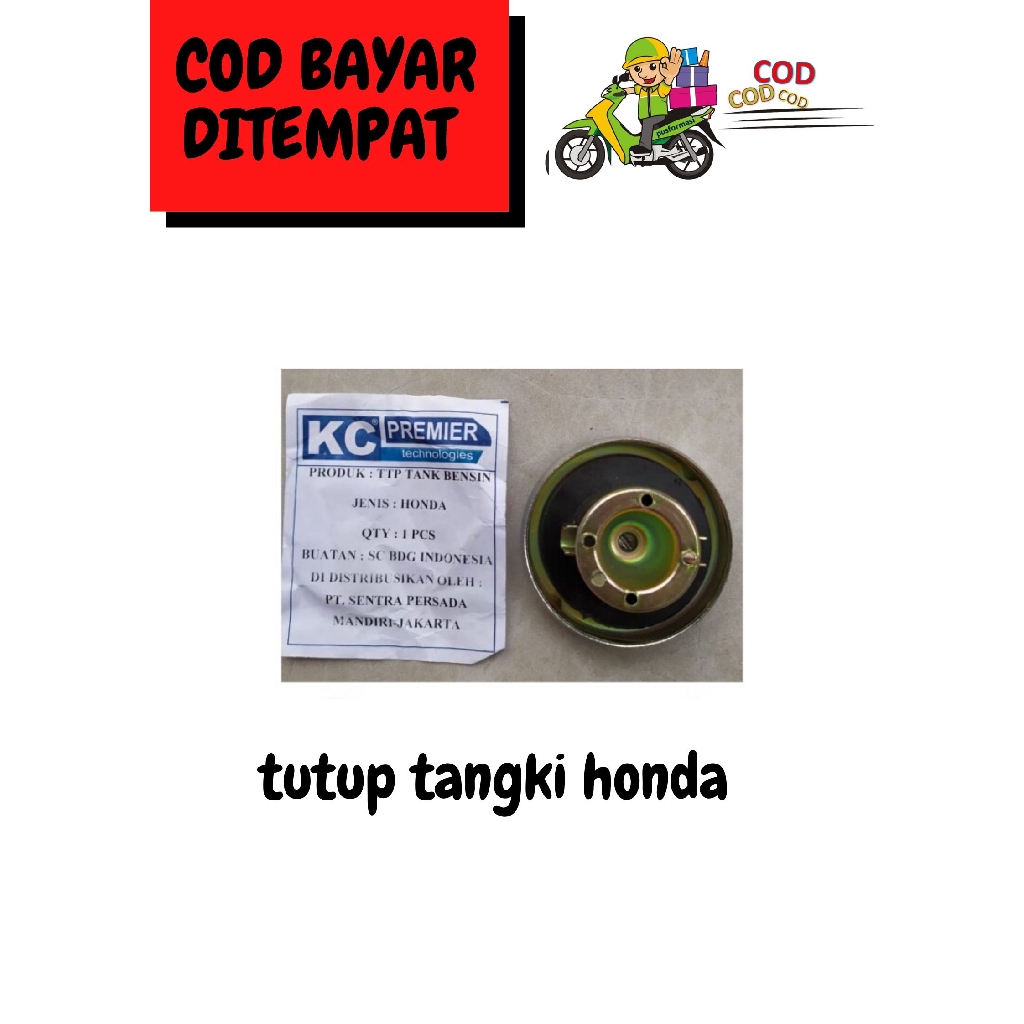 NEW Tutup Tangki Bensin + Karet Honda / Grand / Supra / Beat / Vario