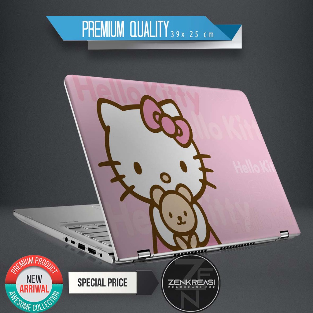 Garskin Laptop | Skin Laptop Hello Kitty Boneka