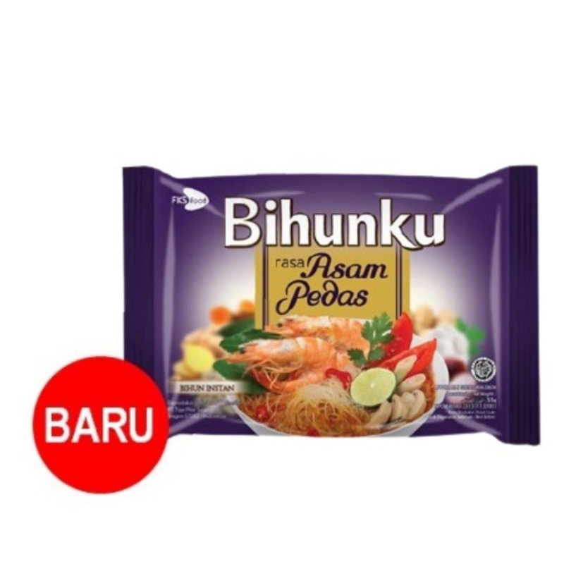 

BIHUNKU BIHUN INSTAN RASA ASAM PEDAS 55 gr