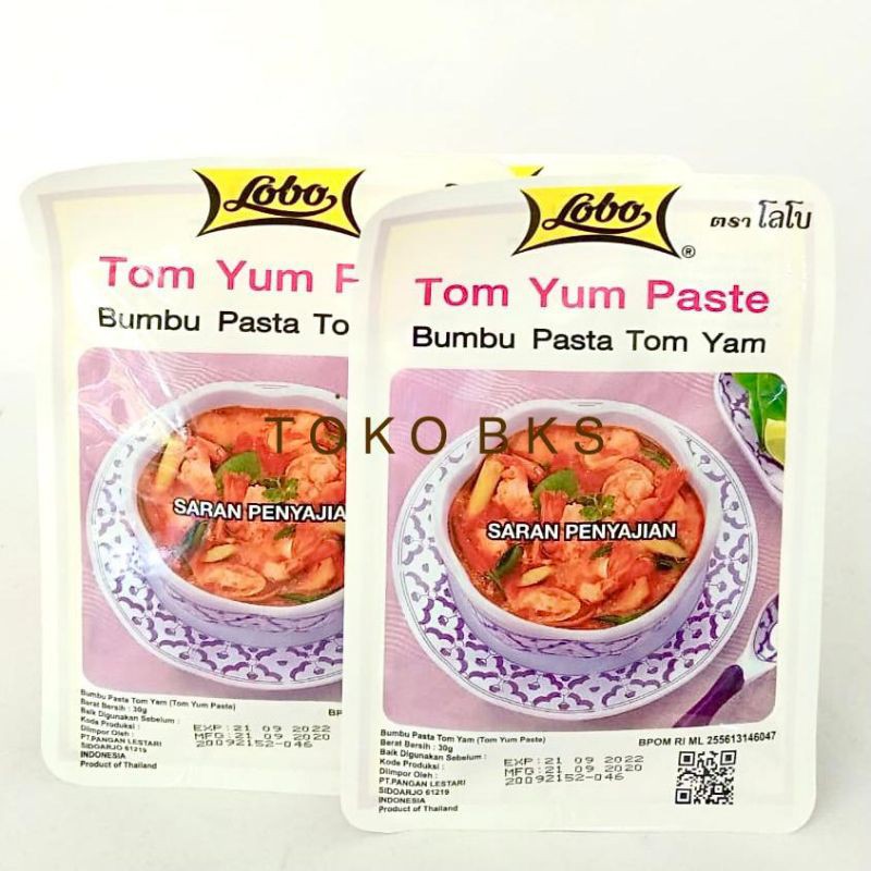 

Lobo pasta tomyum 30g