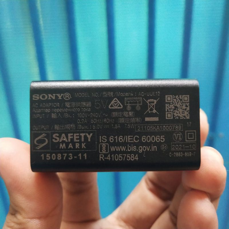 SONY Adaptor AC-UUE12 Charger for Sony Original