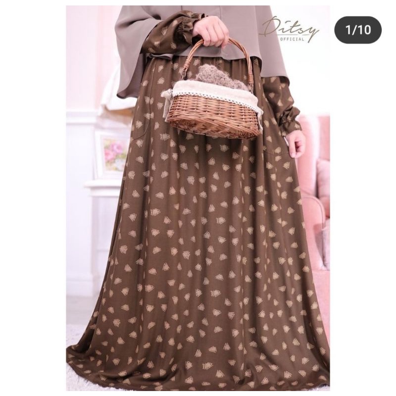 ditsy Maret Riven choco size S