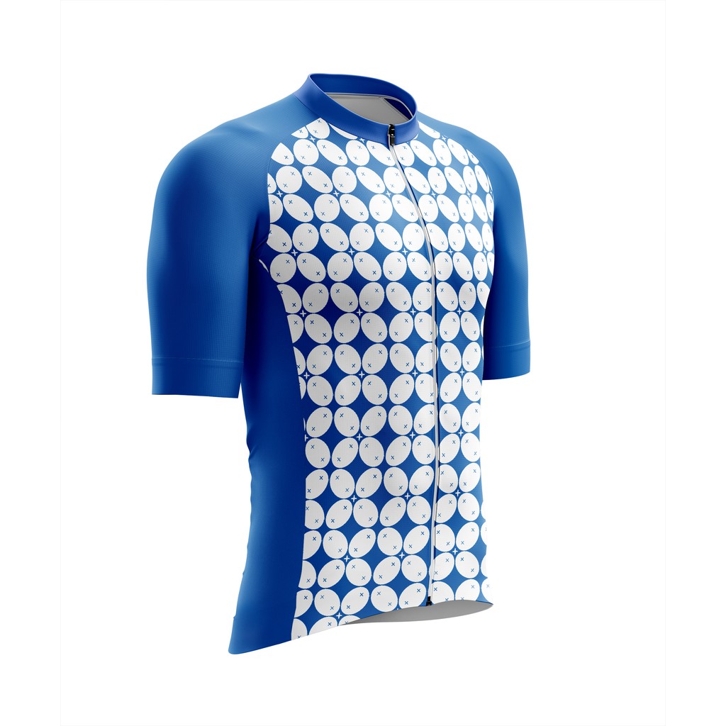 Kaos Jersey Sepeda Roadbike Batik Kawung Custom RZ0325