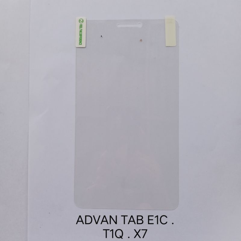 Anti gores Bening Advan Tab E1C . T1Q . X7 / E1C New 3G tablet antigores screen guard