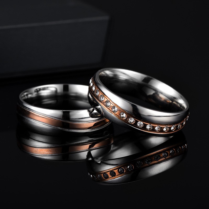 [BEST SELLER] Cincin Couple Titanium / Cincin Couple Ring / Couple Pasangan / Cincin Tunangan C100