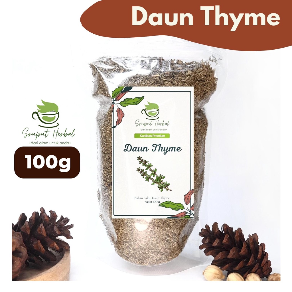 100gr Daun Thyme Thyme Leaves Murni 100% Premium Berkualitas