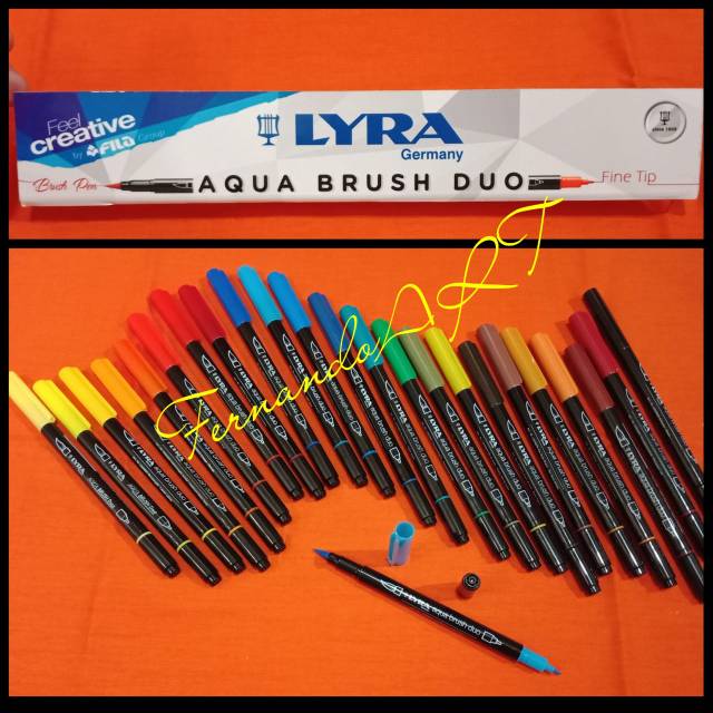 

Brush Pen Aqua Brush Duo Fine Tip Lyra