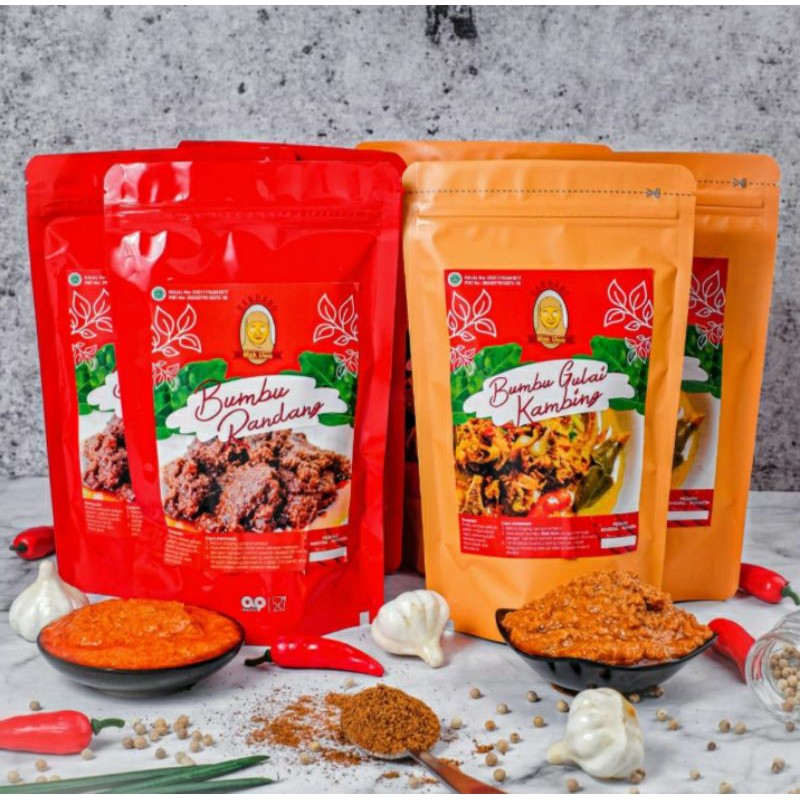 

Bumbu Rendang dan Gulai Mak Uwo 250 gram Asli Padang