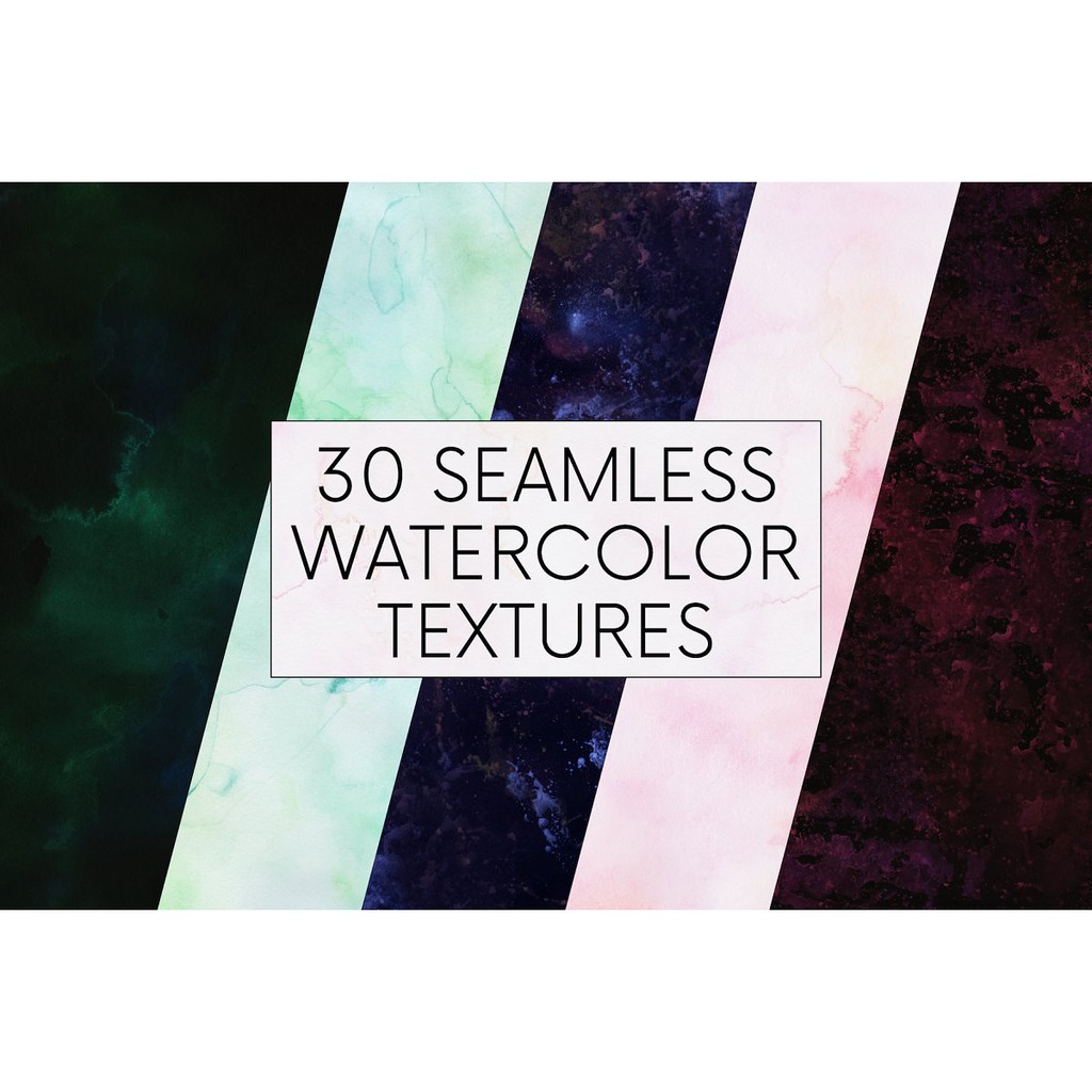 30 Seamless Watercolor Textures - JPEG Ultra HD