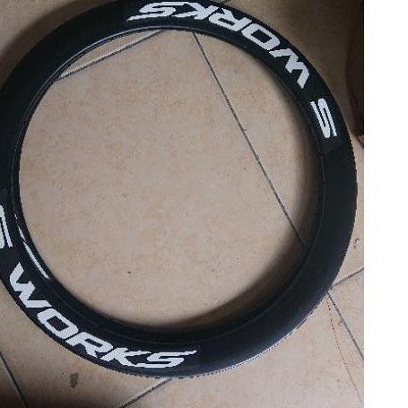 rims velg sepeda minion lipat ukuran 20 plus 451 tinggi rims 4cm 32 hole Merk s-works by sakoni T7T1