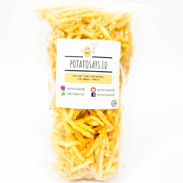 

POTATOSAYS.ID Kentang Mustofa Original/ Kripik Kentang/Kentang Original
