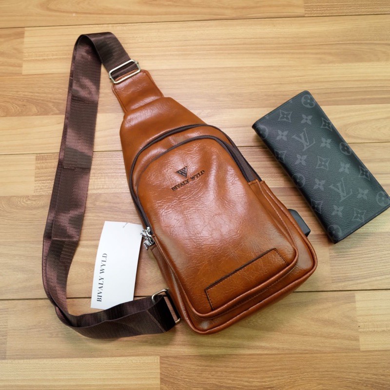 TAS PRIA TERMURAH COD BERKUALITAS C5D3 KECIL  BAYAR DITEMPAT BESAR TAS SELEMPANG PRIA DISTRO KEREN E