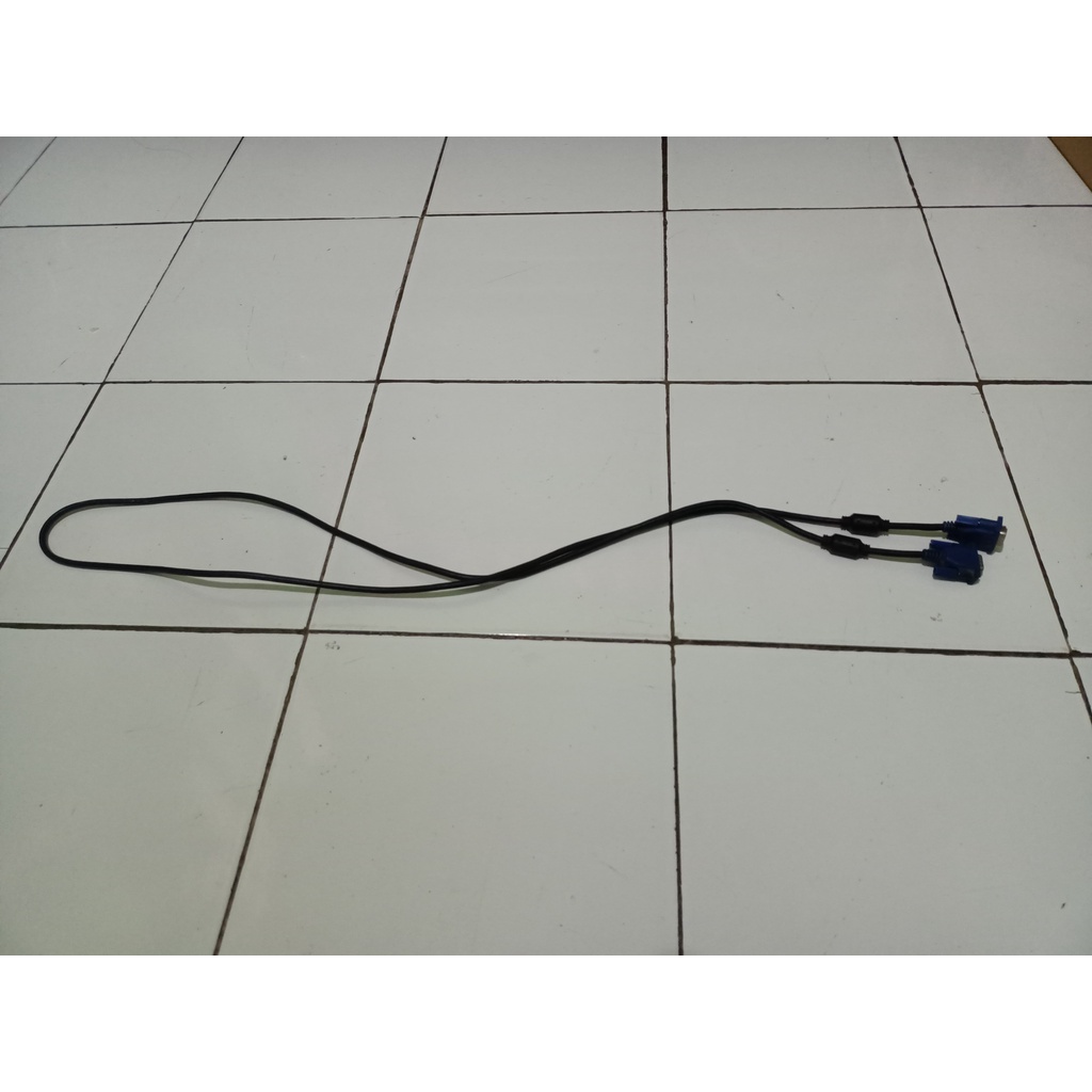 Paket Hemat Kabel Power &amp; Kabel VGA Original untuk PC/Komputer/Monitor