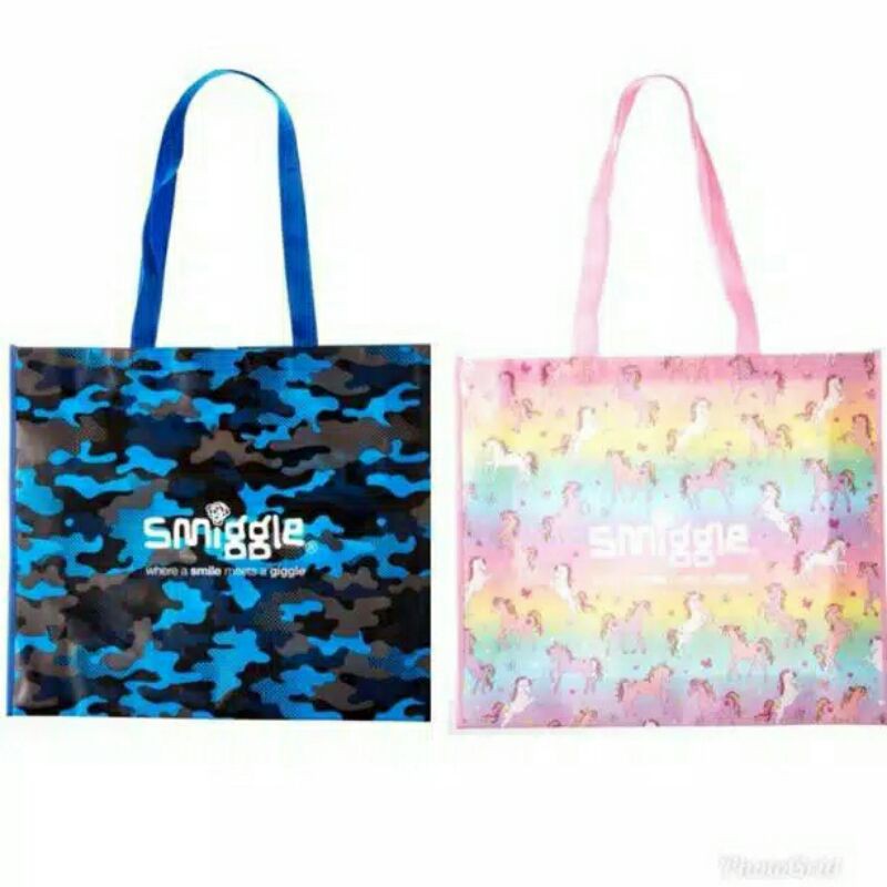 Smiggle Reusable Bag Rescue Me Tas Belanja Tote Bag Smiggle Original