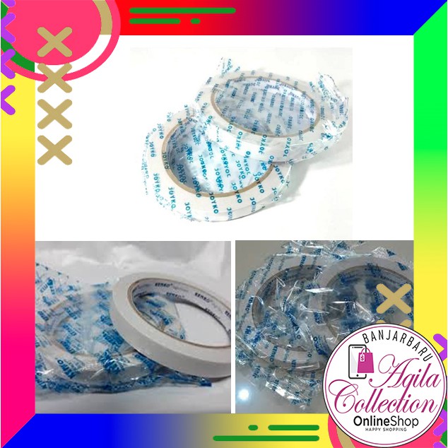 

DOUBLE TAPE ISOLASI WARNA PUTIH