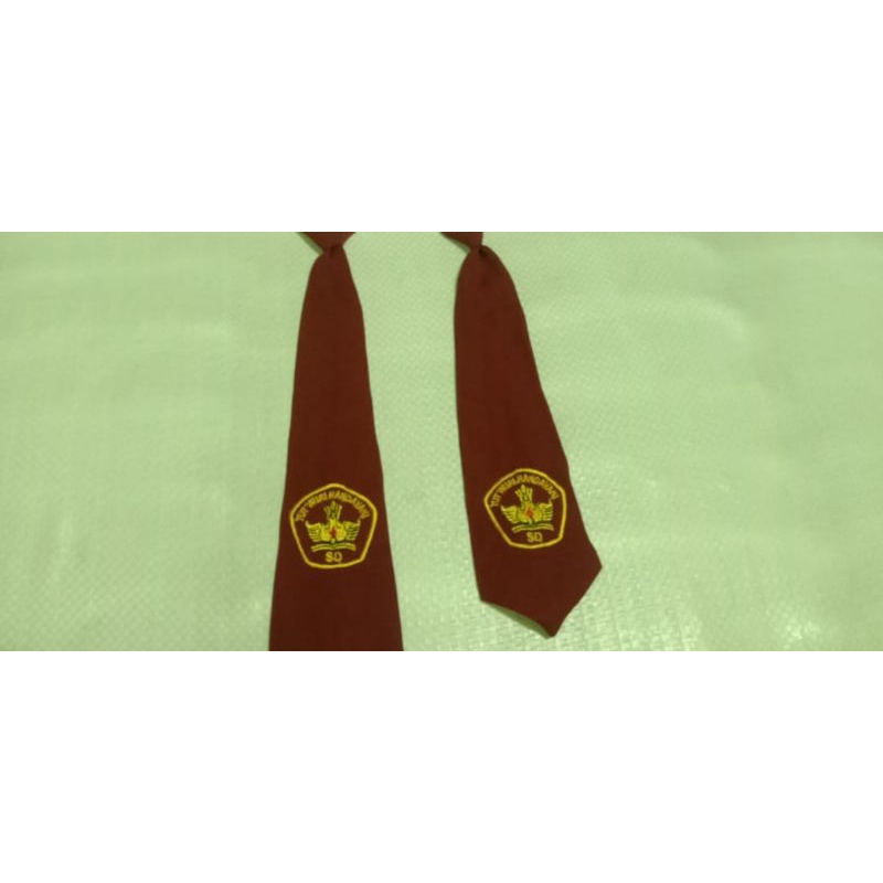 Dasi Sekolah SD Karet/Dasi sekolah sd sablon/ dasi bordir