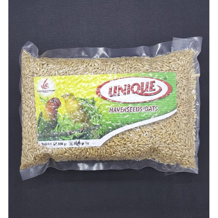 

HAVERSEEEDS/OATS 500 GRAM (BIJI HAVER KUPAS) - BENELUX