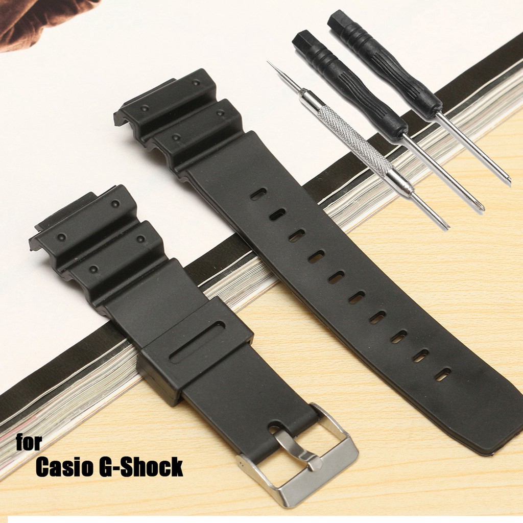 casio g shock strap change