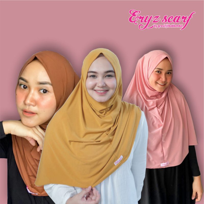 Bergo Shalwa Hijab Citra Kirana Jilbab Sport Instan Jersey Murah Kerudung Harian by Eryzscarf-4