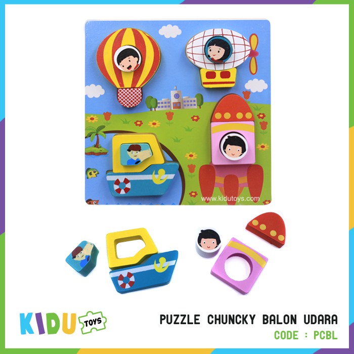 Mainan Anak Puzzle Chuncky Kidu Toys