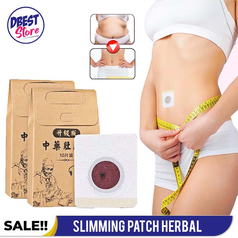 COD (Isi 10) Slimming Patch Herbal Cina Koyo Pembakar Lemak Pelangsing Tubuh