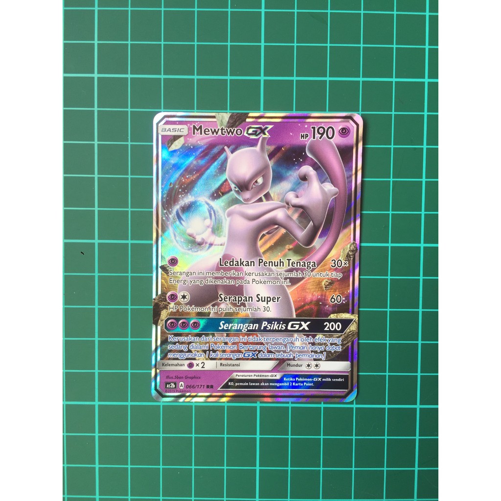 Mewtwo GX RR Kartu Pokemon TCG Indonesia