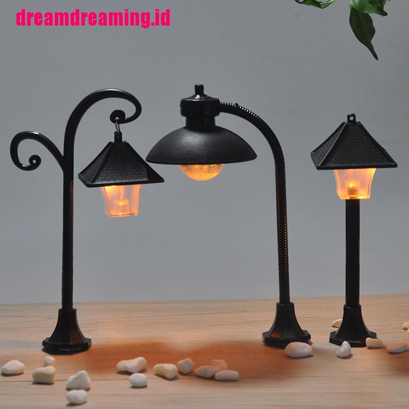 1pc Miniatur Lampu Jalan Untuk Taman Peri