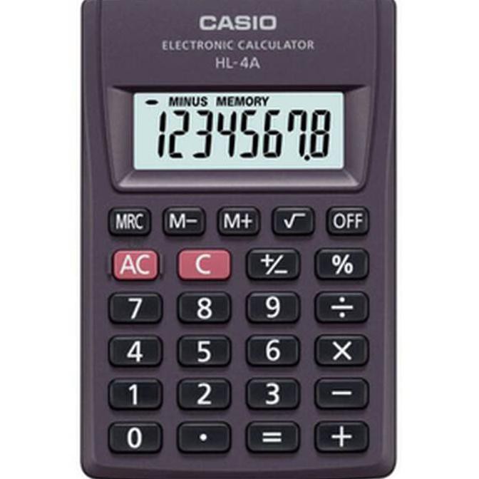 

CASIO HL-4A POCKET CALCULATOR - CUCI GUDANG LHOOO