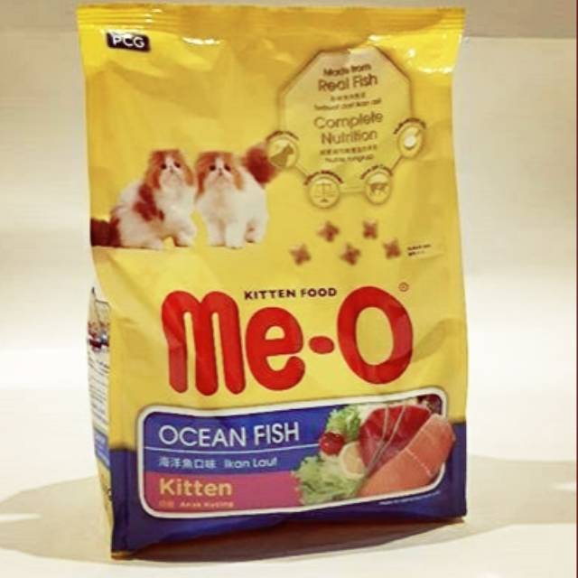 Me-o ocean fish kitten 1.1kg pakan kucing