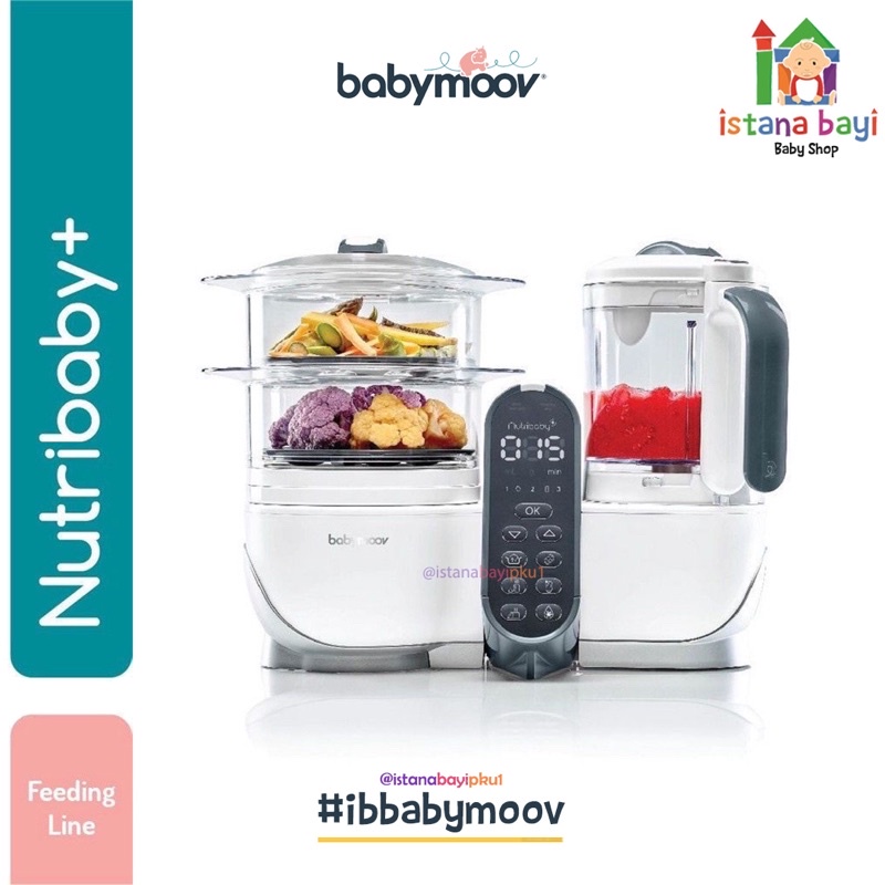 Babymoov Nutribaby Plus Loft White - Food Processor Mpasi
