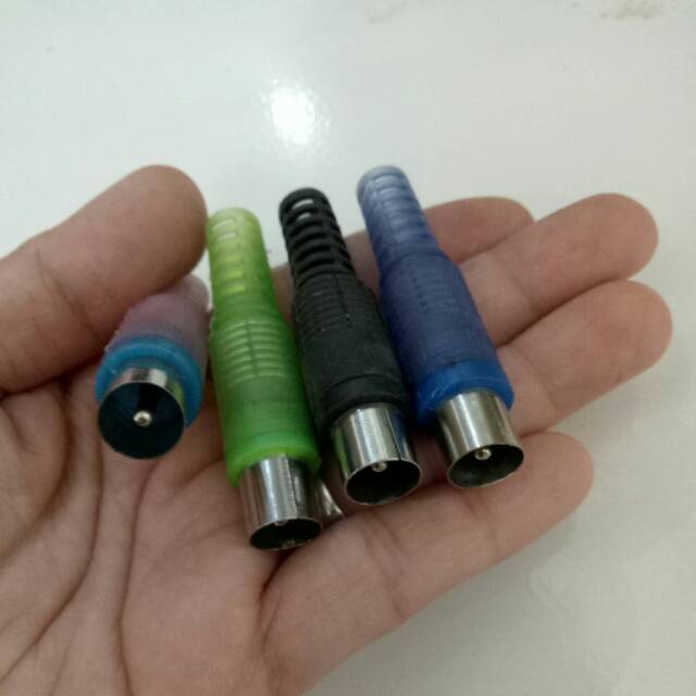 Jek antena tv plastik jek kabel antena colokan antena tv colokan tv jek tv plastik