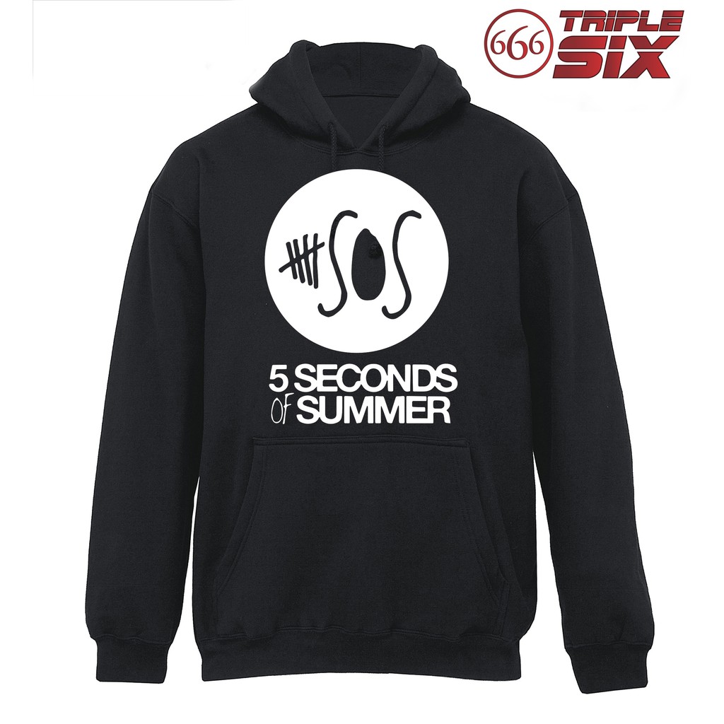 Jaket Hoodie 5 seconds of Summer 5SOS BLACK
