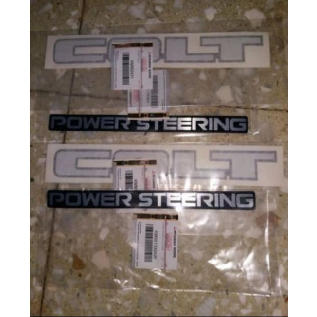 stiker colt/stiker power stering l300 disel original set
