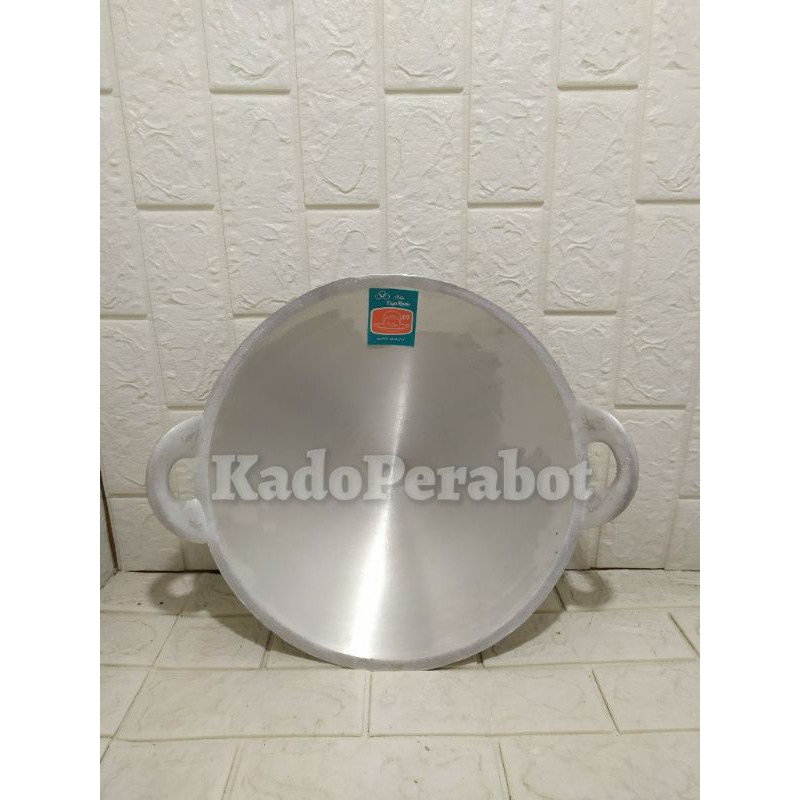 wajan alumunium - wajan masak alumunium - kuali tiga roda 36cm no 15