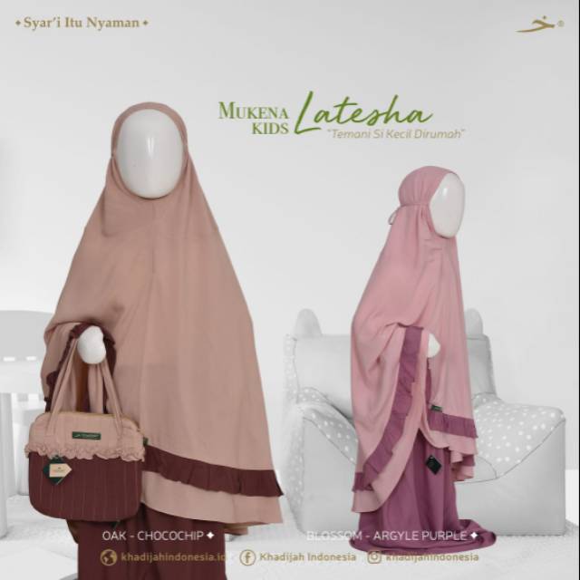 [S] Mukena Latesha Kids Khadijah Indonesia #dhiyasyari