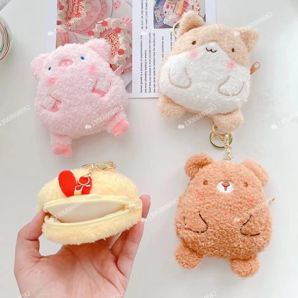 Dompet Koin Animal Premium Lucu Bahan Plush