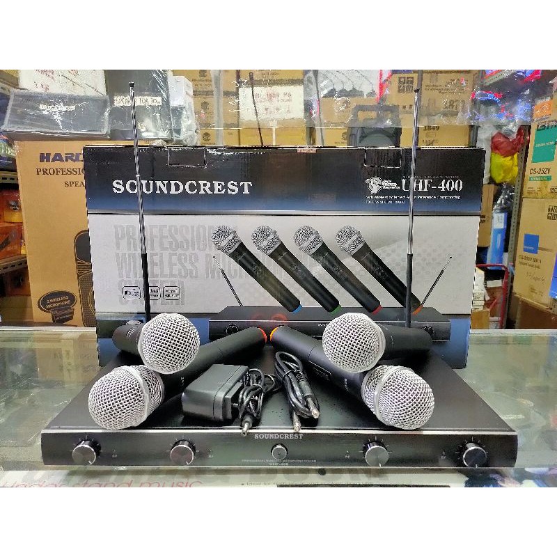 Mic Wireless isi 4 SOUNDCREST UHF-400