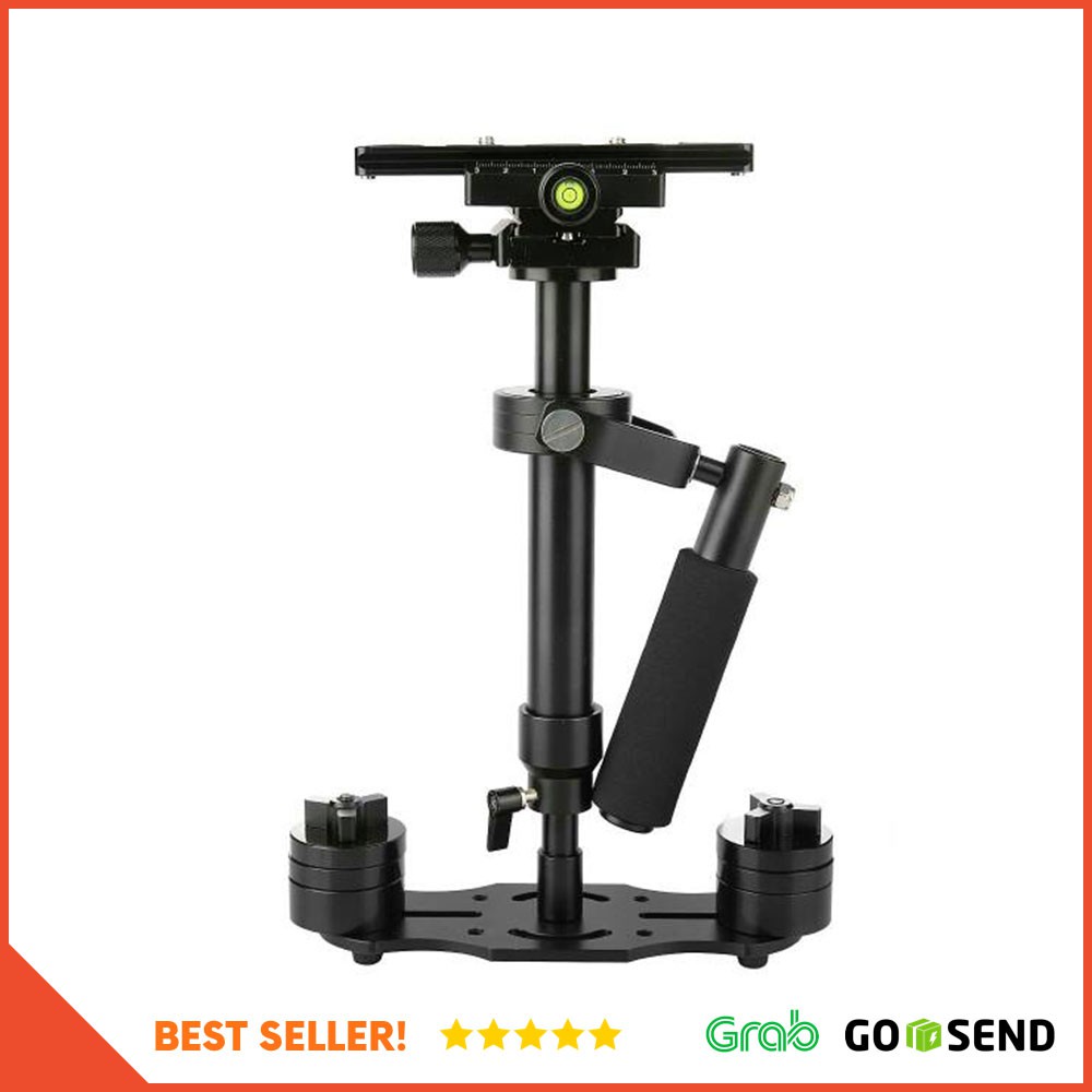 Taffware Stabilizer Steadycam Pro for Camcorder DSLR - S40 - Black