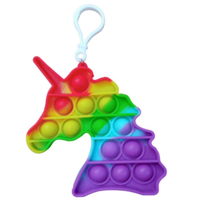 [Ready][COD] mainan edukasi anak Indonesia murah pop it unicorn among us rainbow-Ganci pop it 3