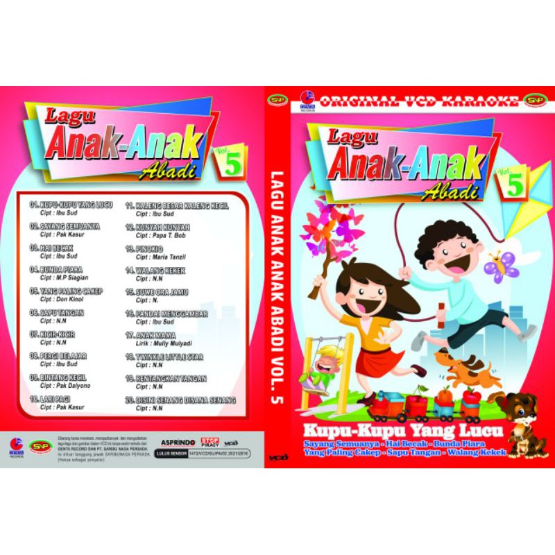 Kaset Vcd Lagu Anak2 Abadi Shopee Indonesia