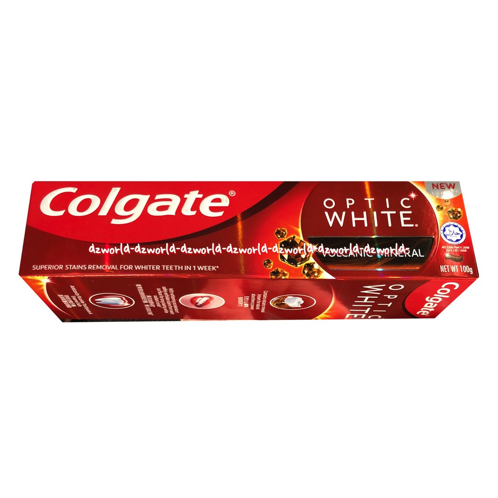 Colgate Optic White Volcanic Mineral 100gr Odol Pasta Gigi Colget