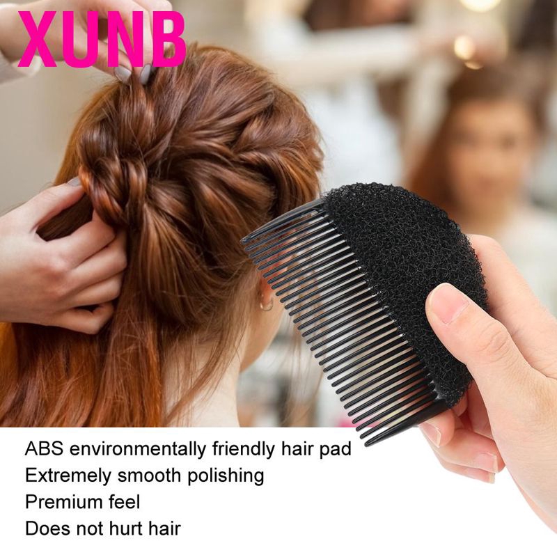 Xunb Professional Hair Fluffy Pad Updo Bangs Styling Tool Shopee Indonesia