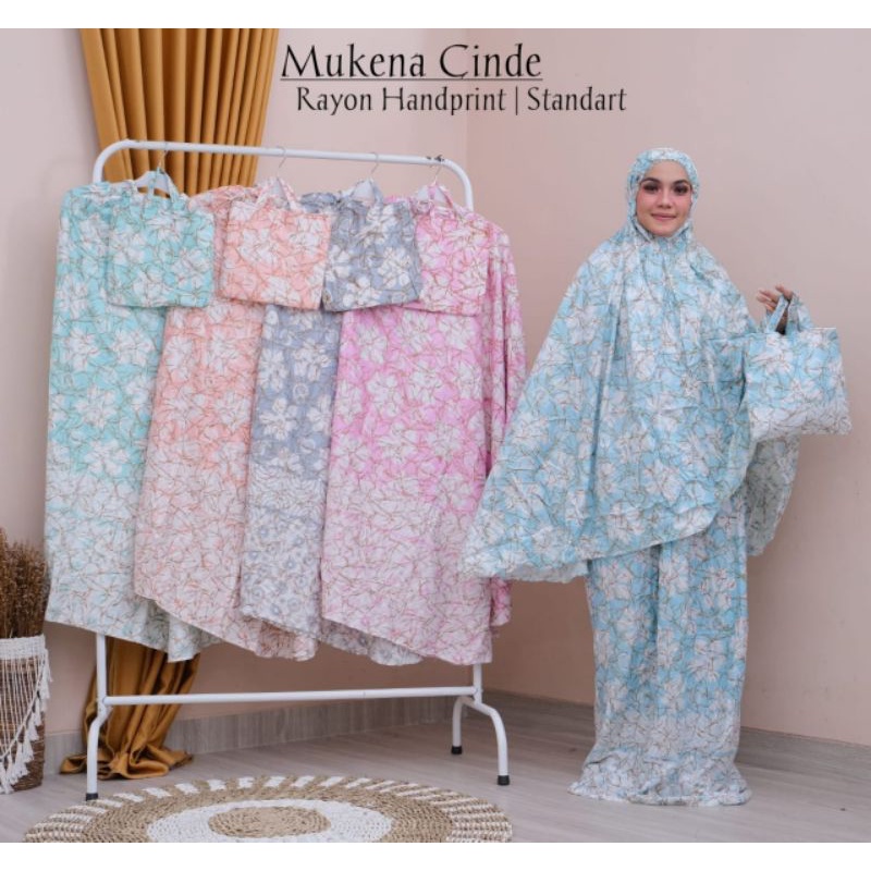 jual mukena dewasa ibu remaja warna soft lebaran adem murah tas mukena warna pink biru hijab rukuh m