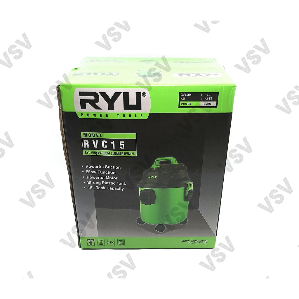 RYU Mesin Vacuum Cleaner RVC15L Vacum Cleaner RYU