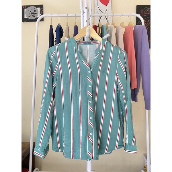 kemeja blouse ijo tosca