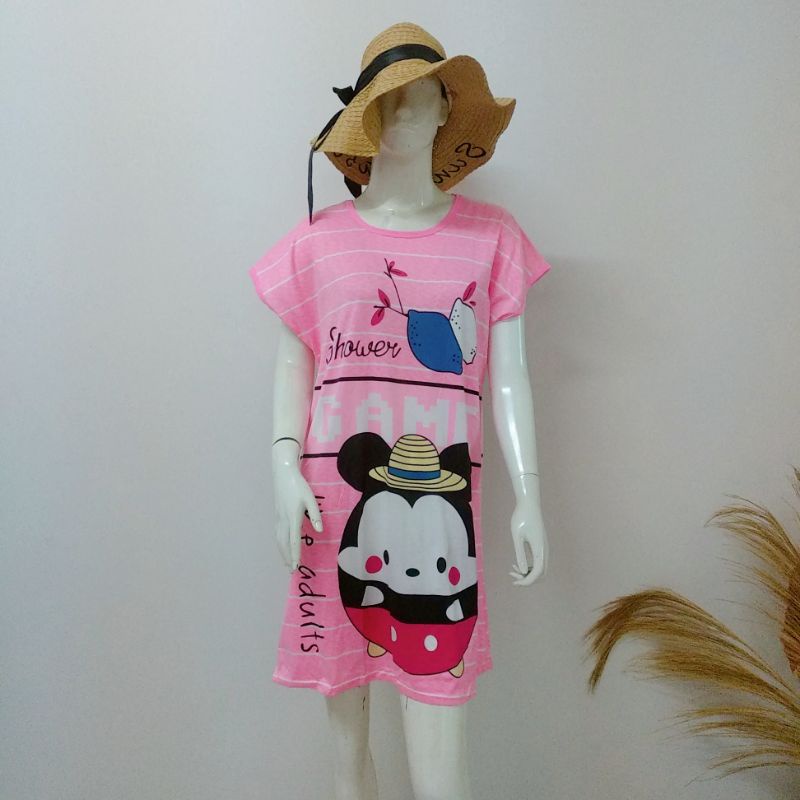 Daster / baju tidur Mickey mouse salur